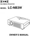 Icon of LC-NB3W Owners Manual